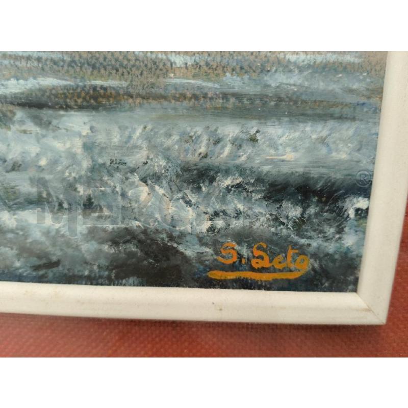 QUADRO NUDO MARE OLIO LETO | Mercatino dell'Usato Sandigliano 3