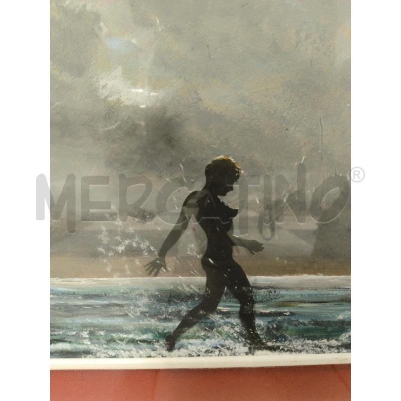 QUADRO NUDO MARE OLIO LETO | Mercatino dell'Usato Sandigliano 4