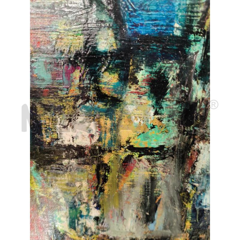 QUADRO OLIO CITTÀ LEO GAVAZZI | Mercatino dell'Usato Sandigliano 3