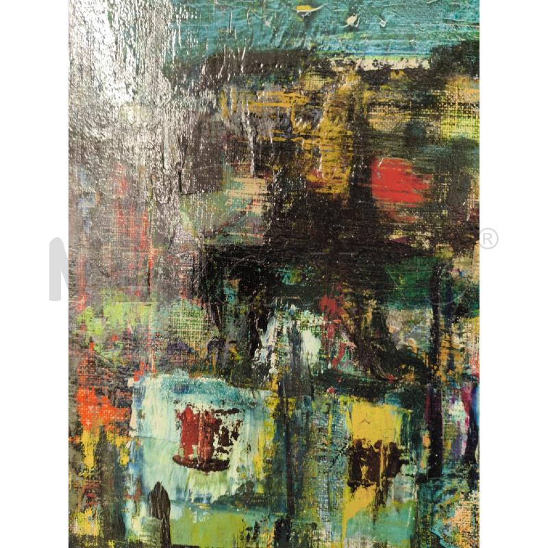 QUADRO OLIO CITTÀ LEO GAVAZZI | Mercatino dell'Usato Sandigliano 4