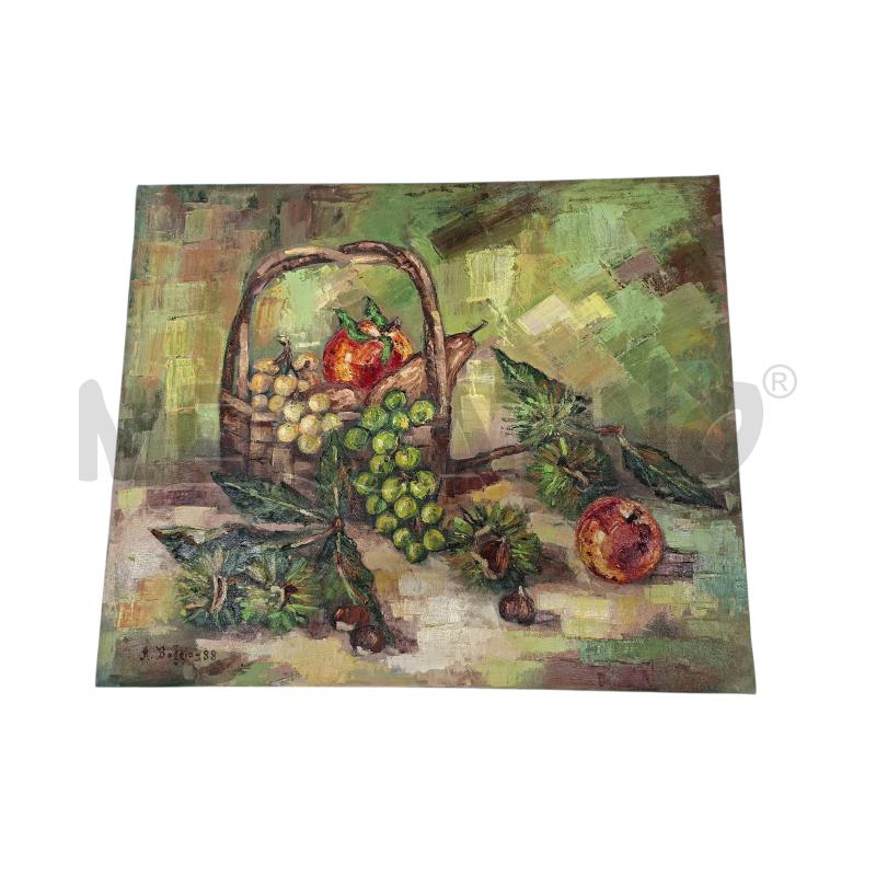 QUADRO OLIO NATURA MORTA ANNA BOGGIO | Mercatino dell'Usato Sandigliano 1