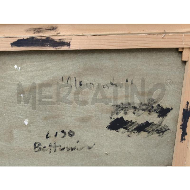 QUADRO PAESAGGIO AZZURRO OLIO LIDO BETTARINI | Mercatino dell'Usato Sandigliano 3