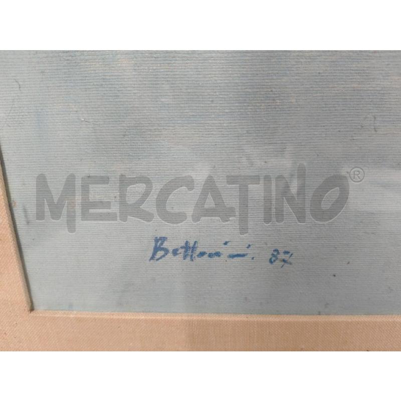 QUADRO PAESAGGIO AZZURRO OLIO LIDO BETTARINI | Mercatino dell'Usato Sandigliano 4