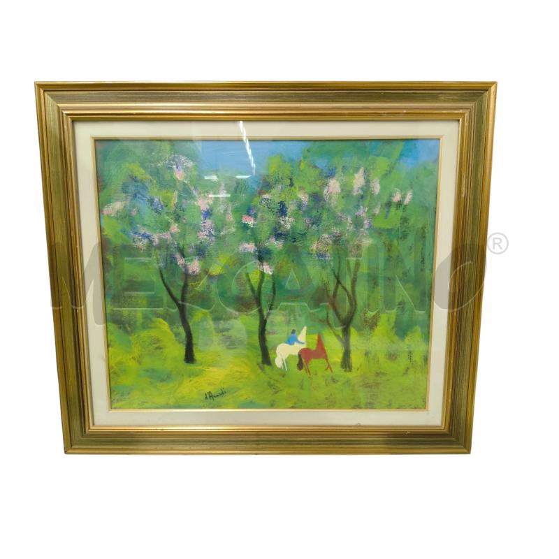 QUADRO PAESAGGIO BOSCO GIAN RODOLFO D'ACCARDI | Mercatino dell'Usato Sandigliano 1