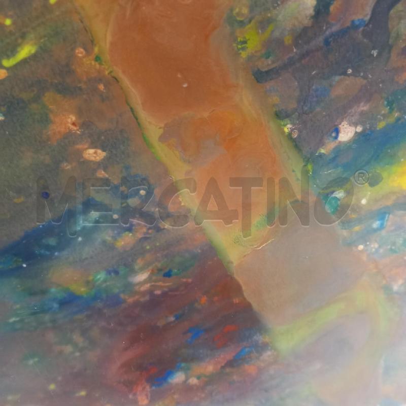 QUADRO PAESAGGIO COSMICO OLIO SMALTO COEN | Mercatino dell'Usato Sandigliano 3