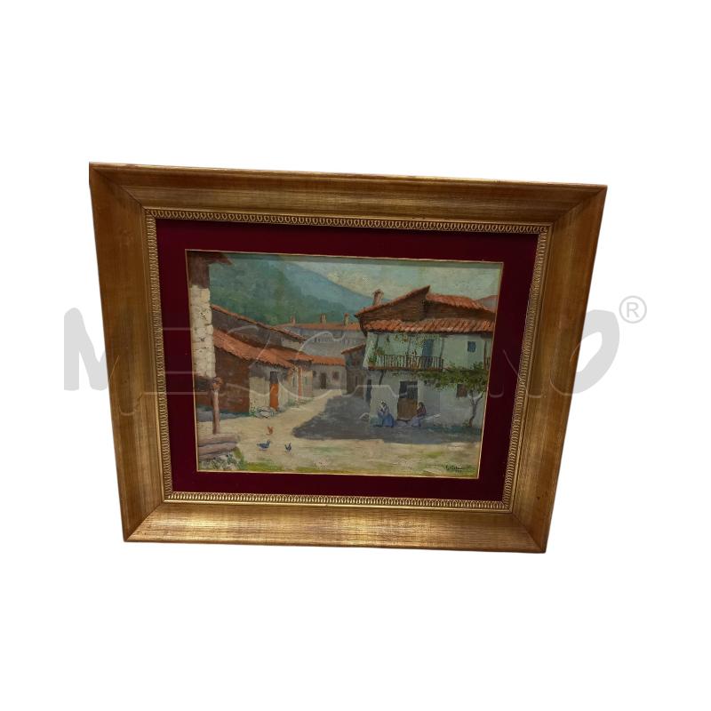 QUADRO PAESAGGIO FELICE VILLAN  | Mercatino dell'Usato Sandigliano 1
