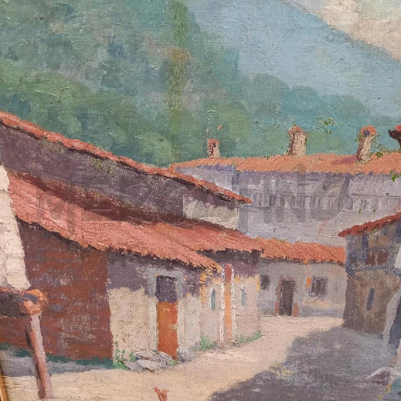 QUADRO PAESAGGIO FELICE VILLAN  | Mercatino dell'Usato Sandigliano 2