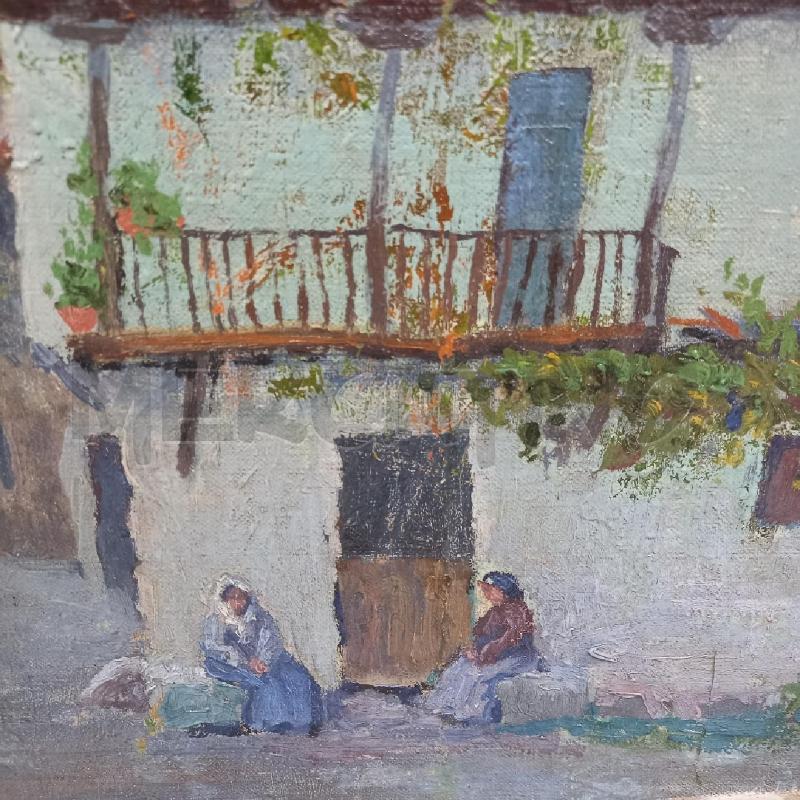 QUADRO PAESAGGIO FELICE VILLAN  | Mercatino dell'Usato Sandigliano 3