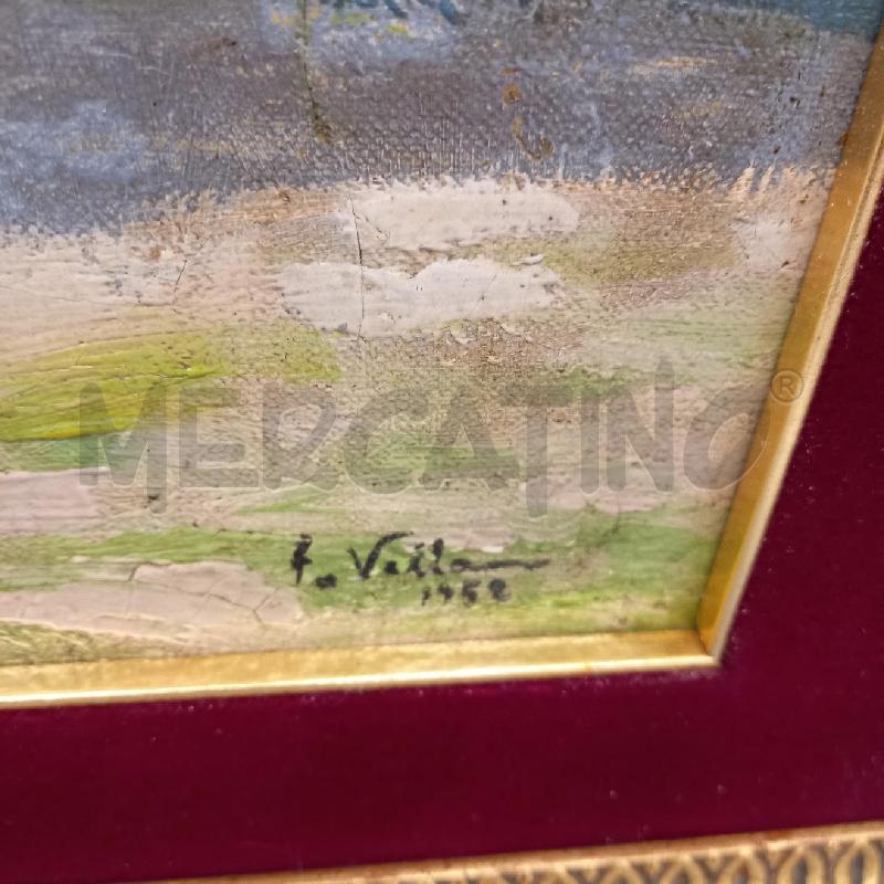QUADRO PAESAGGIO FELICE VILLAN  | Mercatino dell'Usato Sandigliano 4