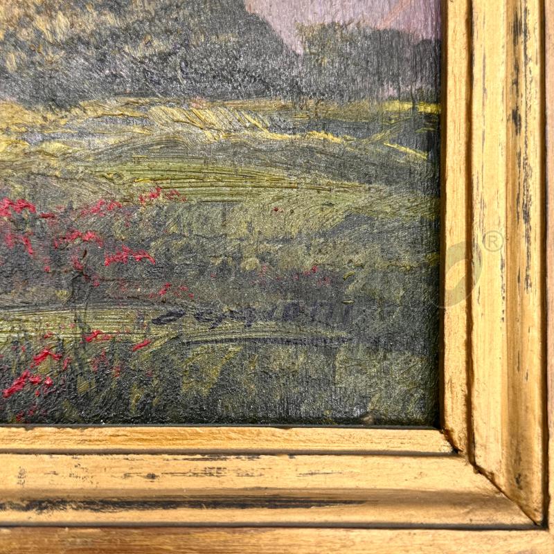 QUADRO PAESAGGIO OLIO ALFREDO OGGIONI | Mercatino dell'Usato Sandigliano 2