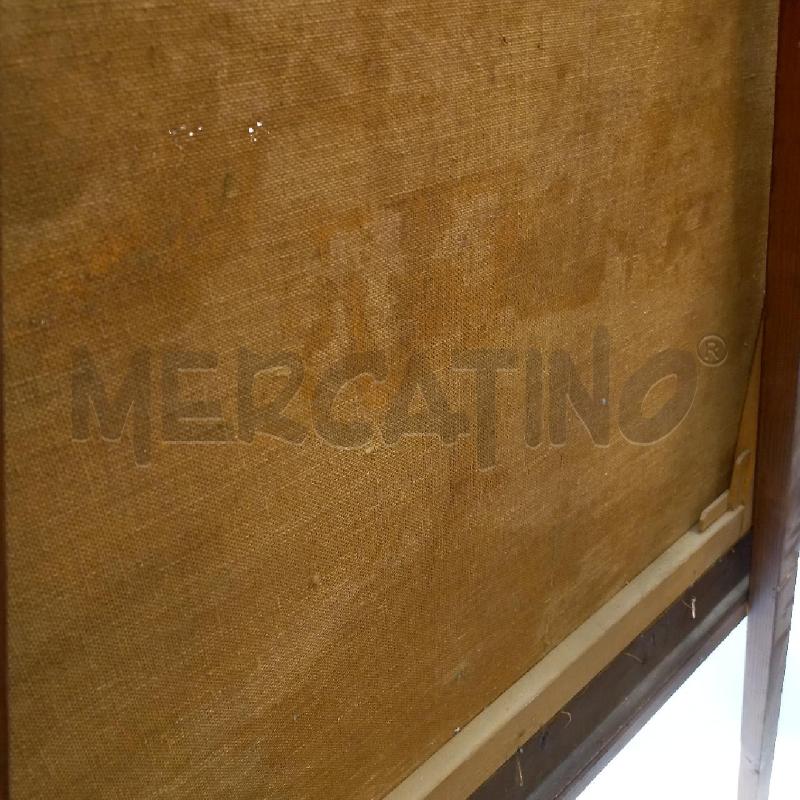 QUADRO PAESAGGIO OLIO EMIL LINDELFELD  | Mercatino dell'Usato Sandigliano 5