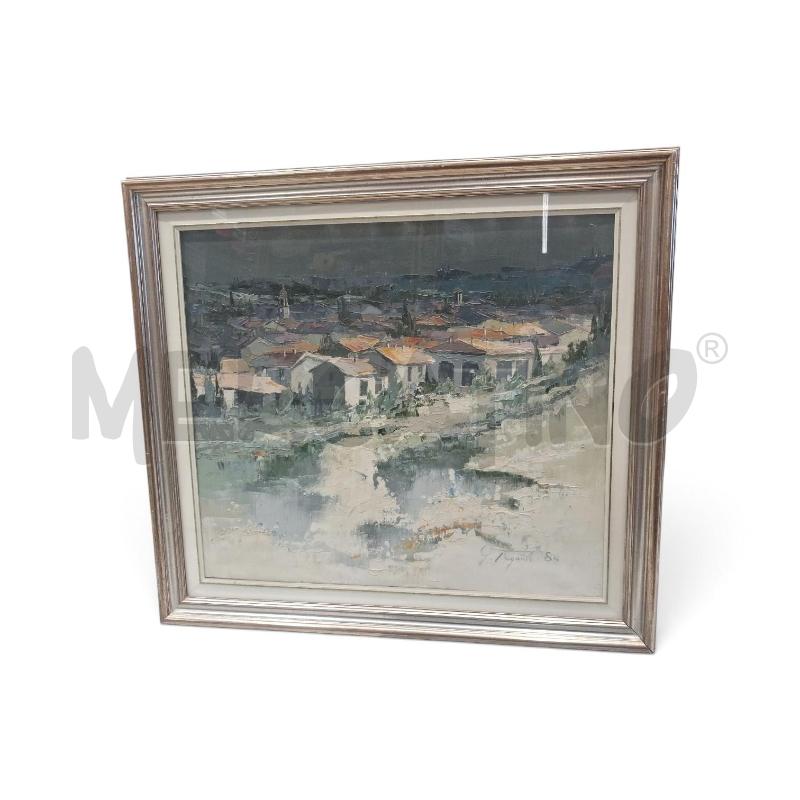 QUADRO PAESAGGIO OLIO GIAMPIETRO TUGNOLI | Mercatino dell'Usato Sandigliano 1