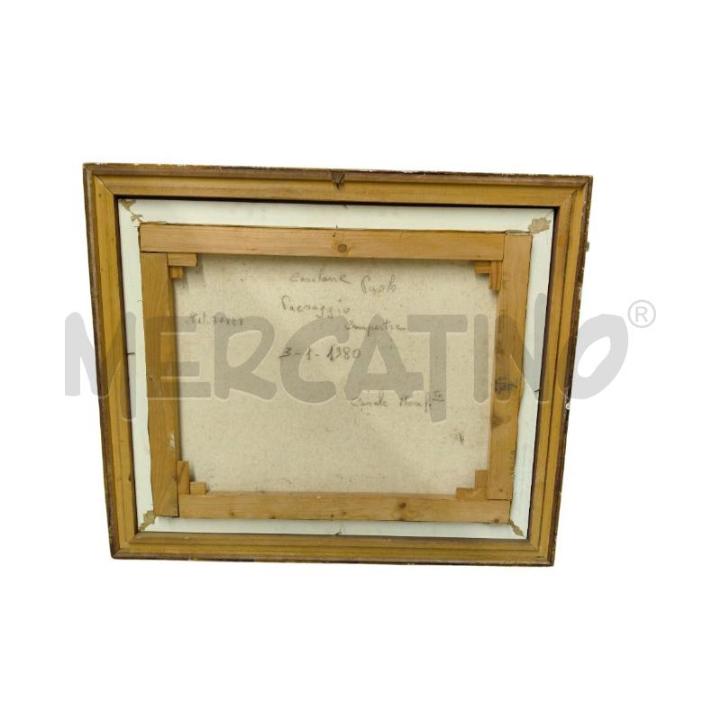 QUADRO PAESAGGIO OLIO PAOLO CASALONE | Mercatino dell'Usato Sandigliano 2