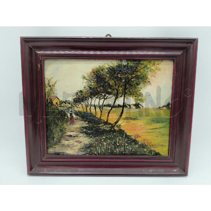 QUADRO PAESAGGIO OLIO RAVIGLIONE | Mercatino dell'Usato Sandigliano 1