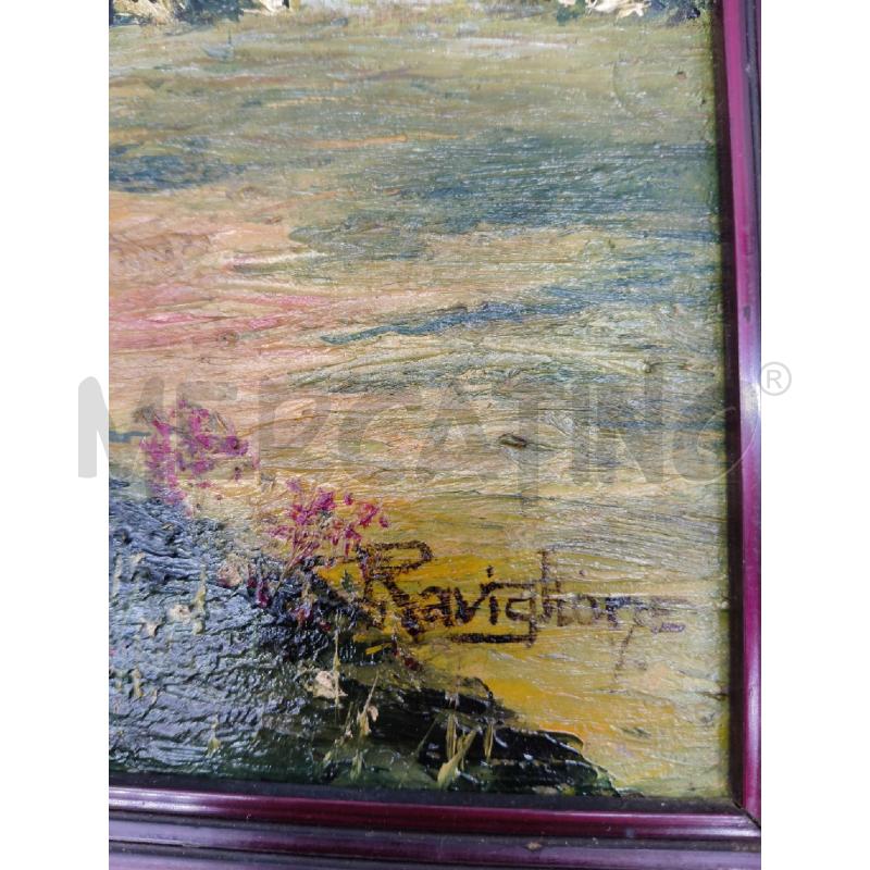 QUADRO PAESAGGIO OLIO RAVIGLIONE | Mercatino dell'Usato Sandigliano 3