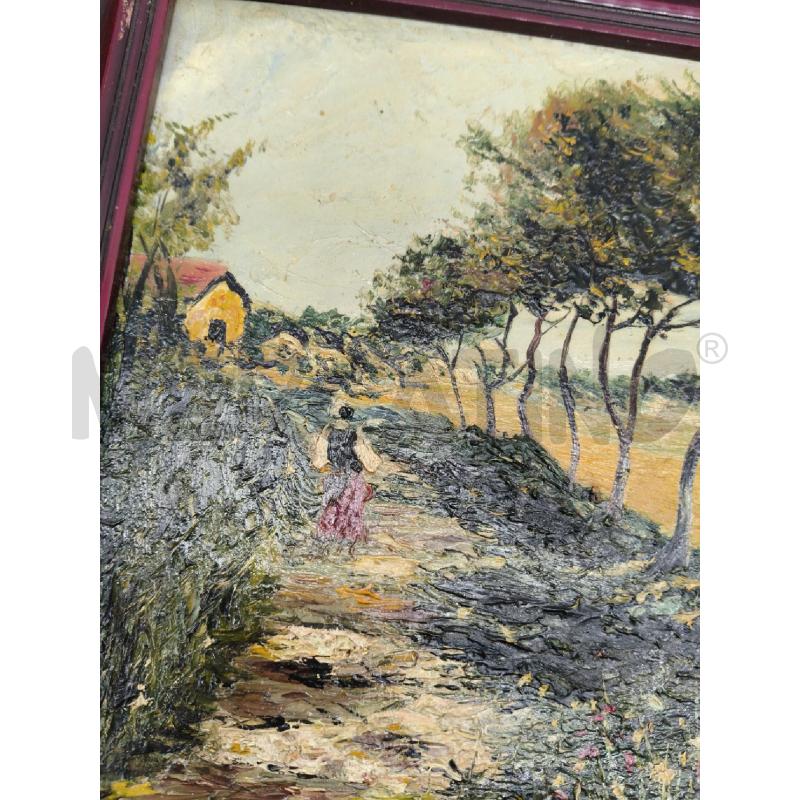 QUADRO PAESAGGIO OLIO RAVIGLIONE | Mercatino dell'Usato Sandigliano 4