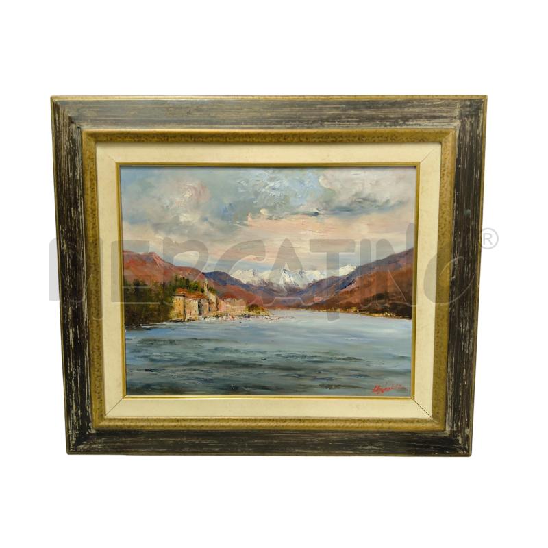 QUADRO PORTICCIOLO OLIO FRANCESCO UGHETTI  | Mercatino dell'Usato Sandigliano 1