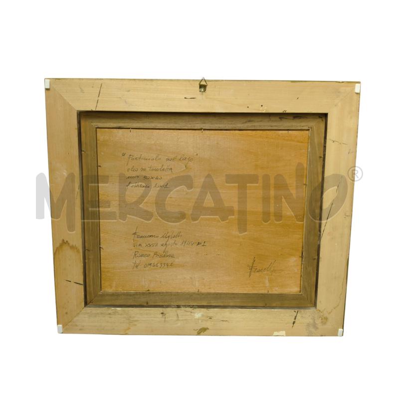 QUADRO PORTICCIOLO OLIO FRANCESCO UGHETTI  | Mercatino dell'Usato Sandigliano 2