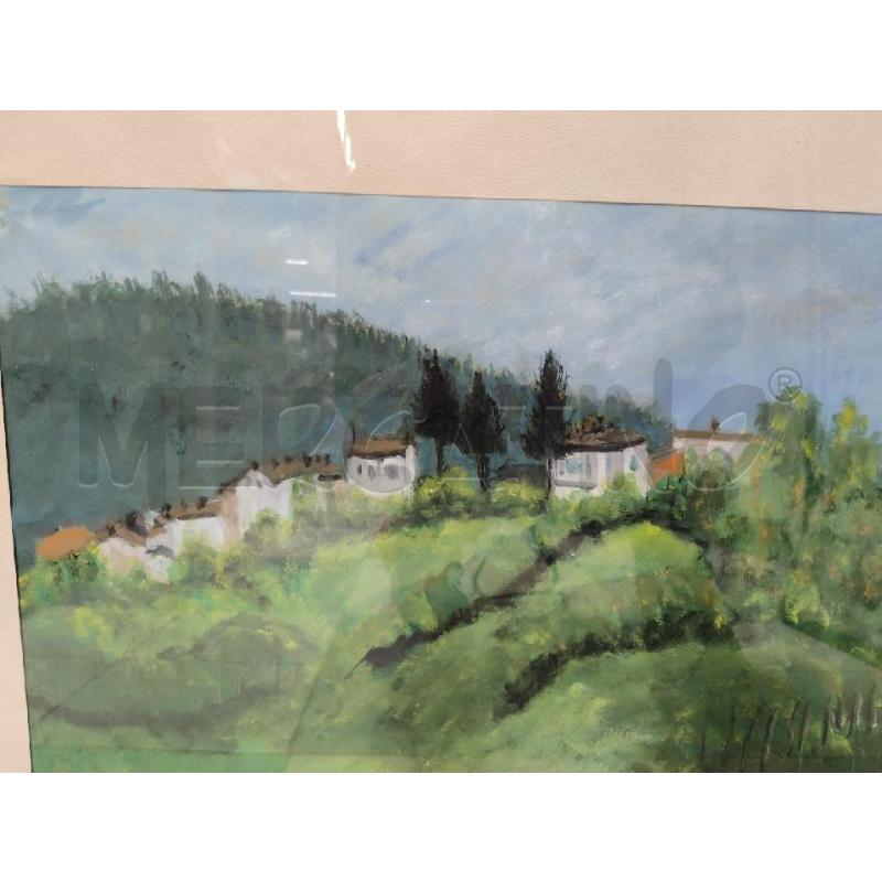 QUADRO PRALUNGO OLIO CARTA FIRMATO | Mercatino dell'Usato Sandigliano 4