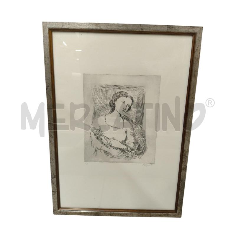QUADRO PROVA D'ARTISTA DOMENICO PURIFICATO | Mercatino dell'Usato Sandigliano 1