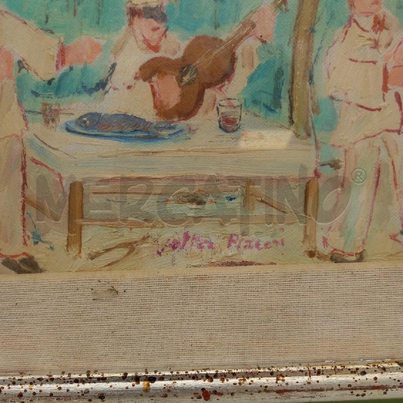 QUADRO PULCINELLA OLIO WALTER PIACESI | Mercatino dell'Usato Sandigliano 3