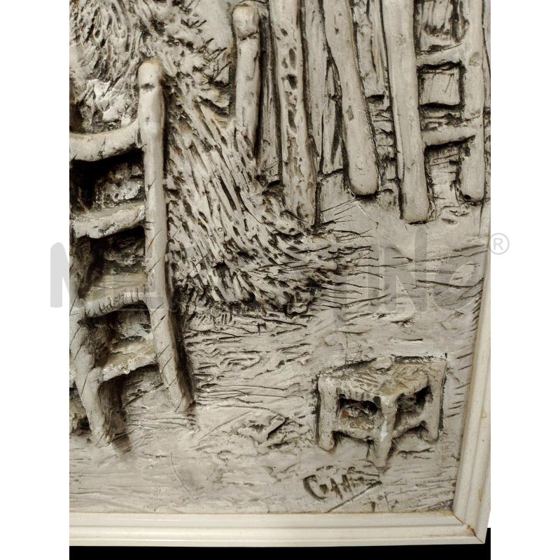 QUADRO RILIEVO SCENA RURALE | Mercatino dell'Usato Sandigliano 4