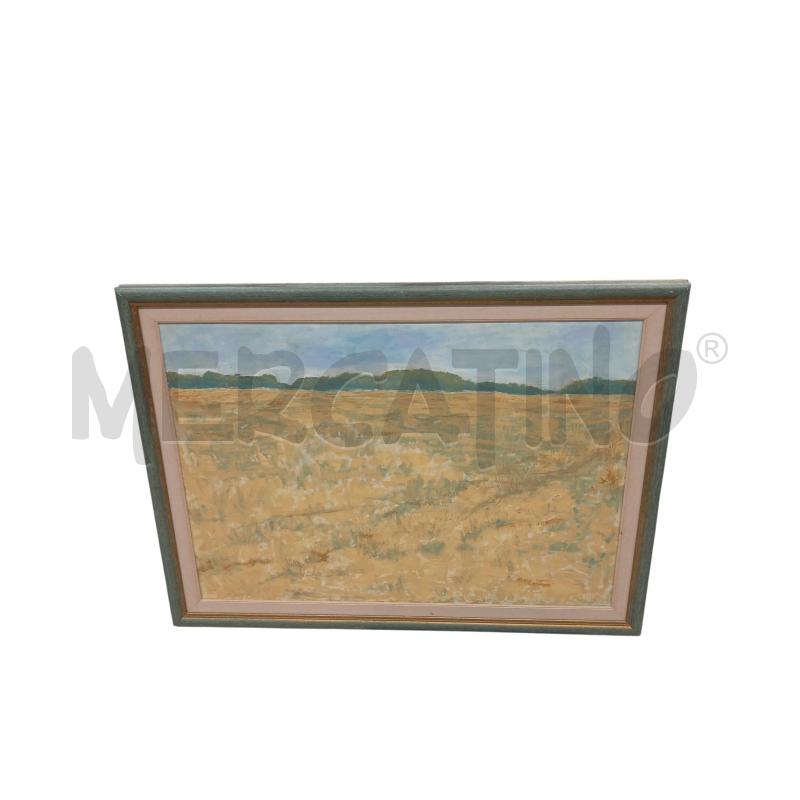 QUADRO SAVANA OLIO ANGELA CUSIN | Mercatino dell'Usato Sandigliano 1