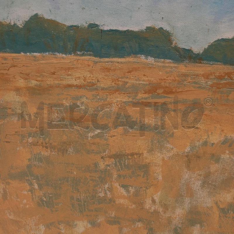 QUADRO SAVANA OLIO ANGELA CUSIN | Mercatino dell'Usato Sandigliano 2