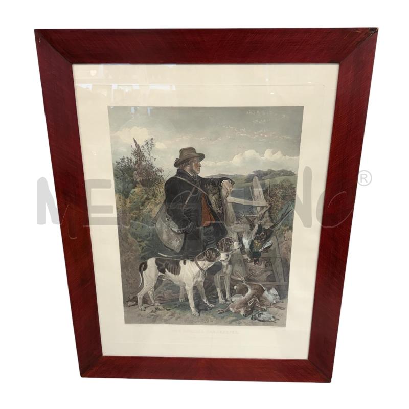 QUADRO STAMPA THE ENGLISH GAMEKEEPER | Mercatino dell'Usato Sandigliano 1
