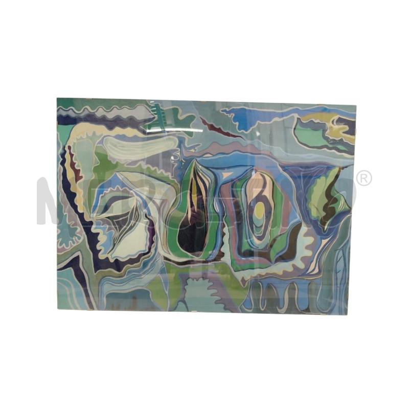 QUADRO TEMPERA ASTRATTO NIINA VILLANUEVA | Mercatino dell'Usato Sandigliano 1