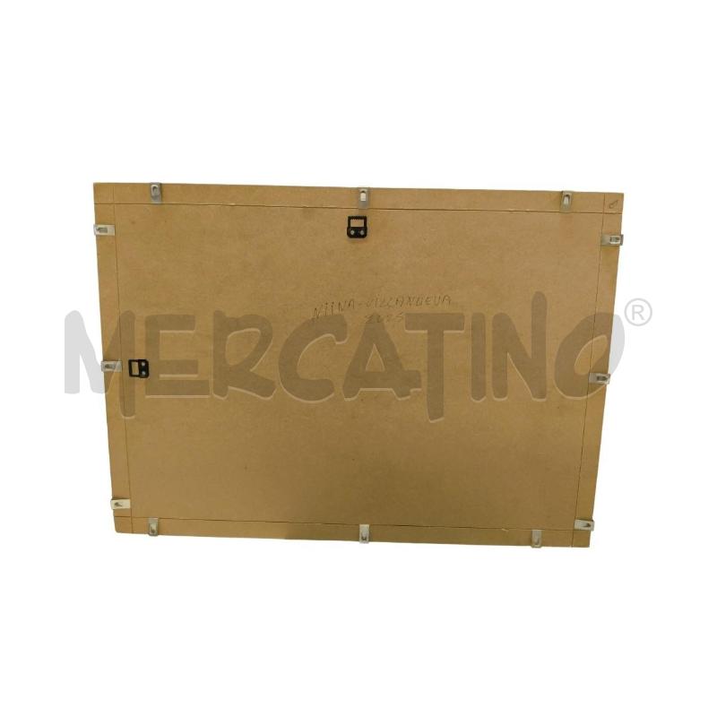 QUADRO TEMPERA ASTRATTO NIINA VILLANUEVA | Mercatino dell'Usato Sandigliano 2