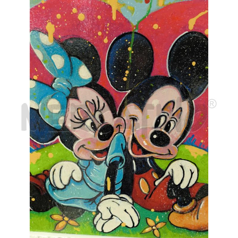 QUADRO TOPOLINO MINNIE ACRILICO FIRMATO | Mercatino dell'Usato Sandigliano 4