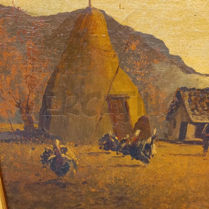 QUADRO VALLATA MONTANA OLIO FERRUCCIO RONTINI | Mercatino dell'Usato Sandigliano 2
