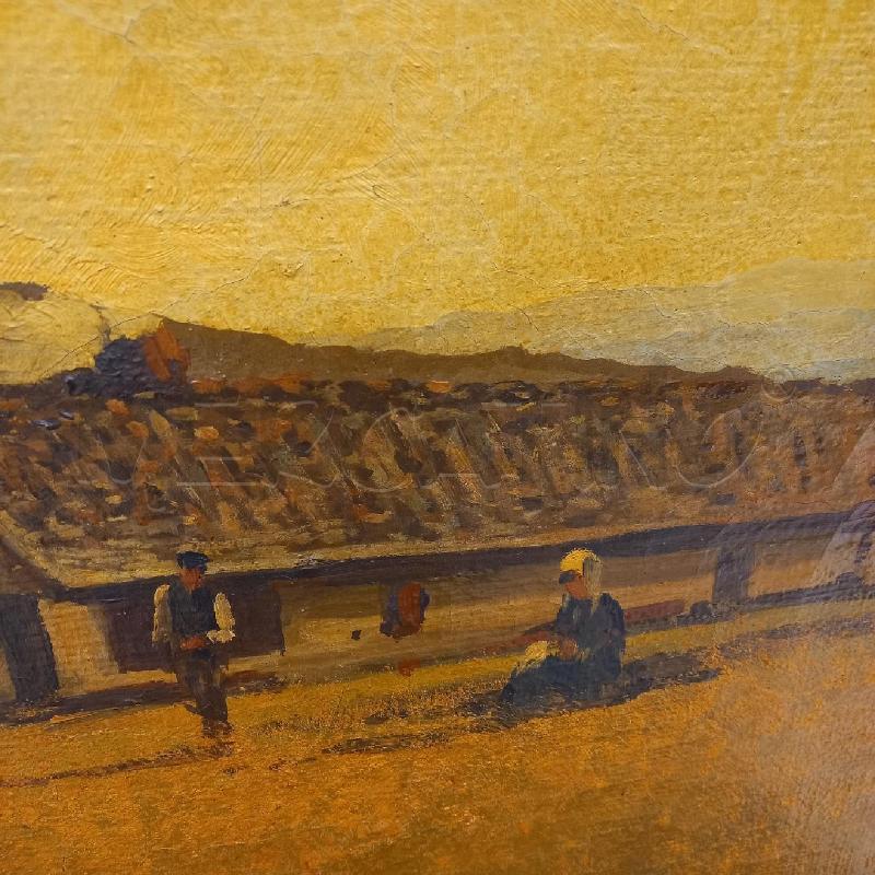 QUADRO VALLATA MONTANA OLIO FERRUCCIO RONTINI | Mercatino dell'Usato Sandigliano 3