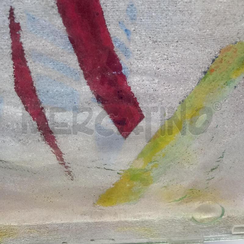 QUADRO VERRE VETROFUSIONE PAOLO AMBROSIO  | Mercatino dell'Usato Sandigliano 3