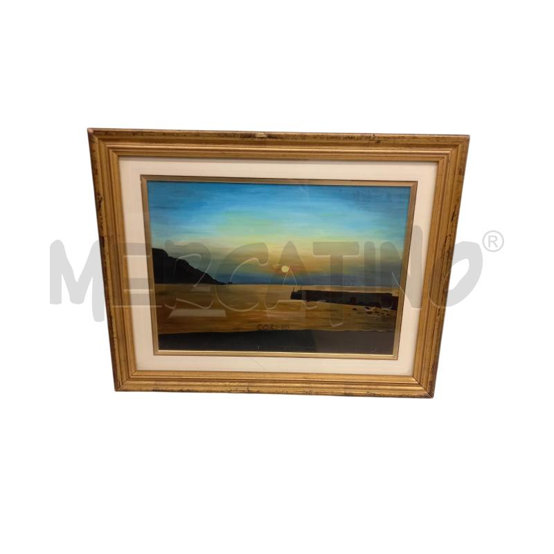 QUADRO VIVERONE OLIO CORI  | Mercatino dell'Usato Sandigliano 1