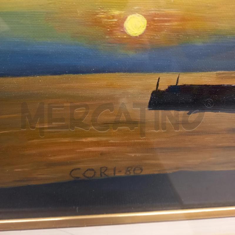 QUADRO VIVERONE OLIO CORI  | Mercatino dell'Usato Sandigliano 3