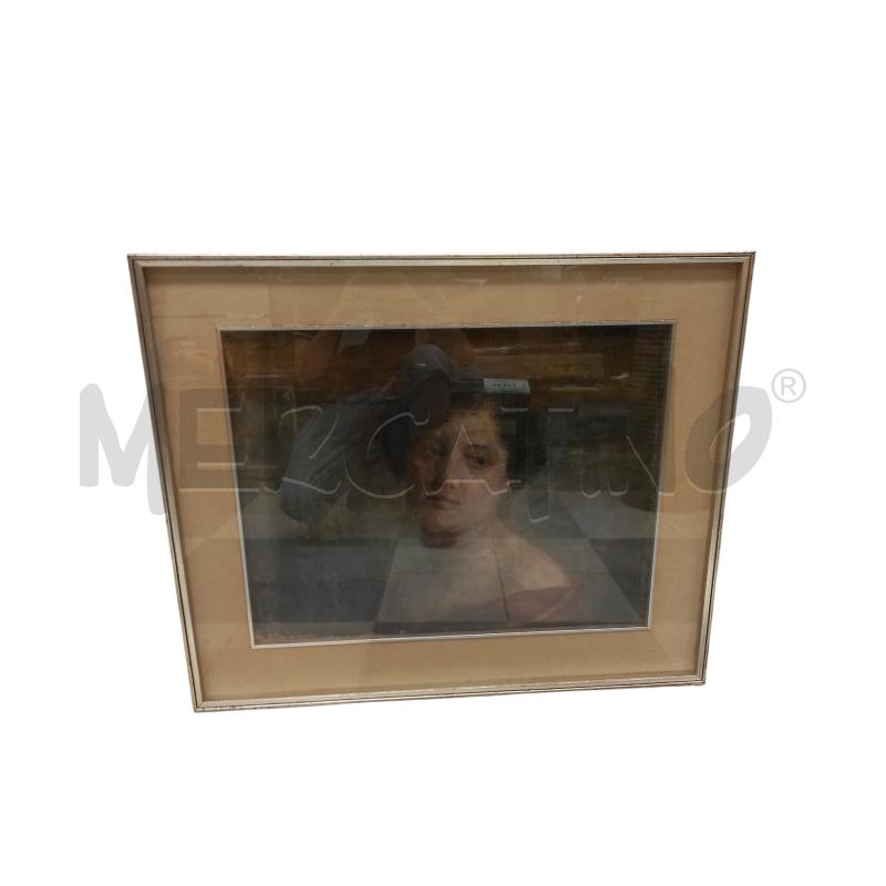 QUADRO VOLTO OLIO ERMENEGILDO AGAZZI | Mercatino dell'Usato Sandigliano 1