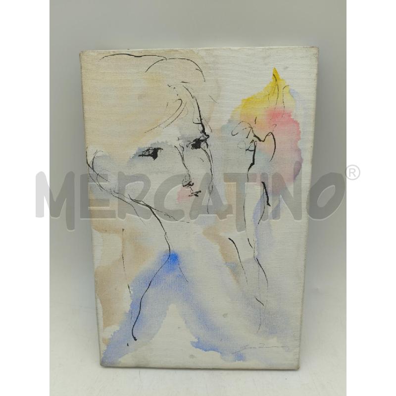 QUADRO VOLTO TECNICA MISTA TRECCANI | Mercatino dell'Usato Sandigliano 1