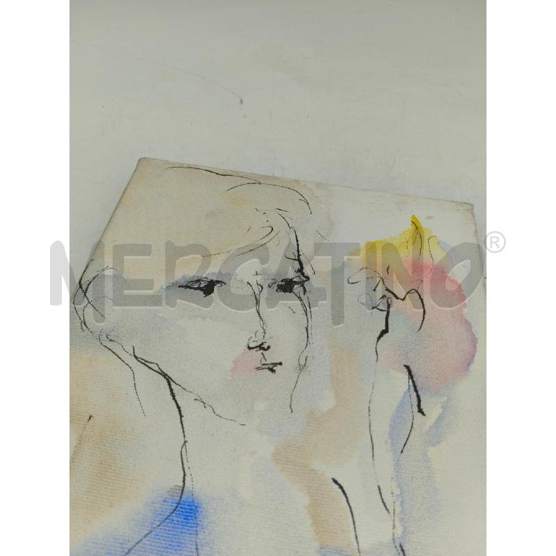 QUADRO VOLTO TECNICA MISTA TRECCANI | Mercatino dell'Usato Sandigliano 3