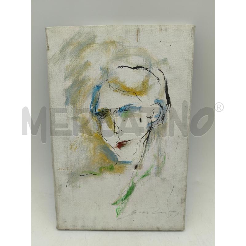 QUADRO VOLTO TECNICA MISTA TRECCANI | Mercatino dell'Usato Sandigliano 1