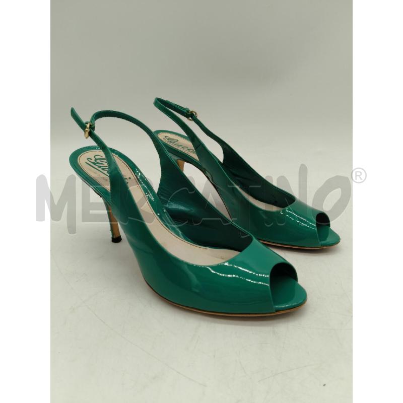 SANDALI D.GUCCI 39 VERDI TACCO  | Mercatino dell'Usato Sandigliano 1