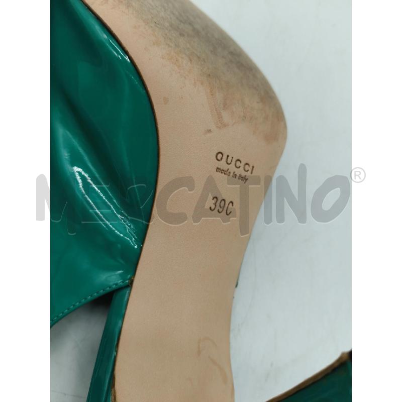SANDALI D.GUCCI 39 VERDI TACCO  | Mercatino dell'Usato Sandigliano 4