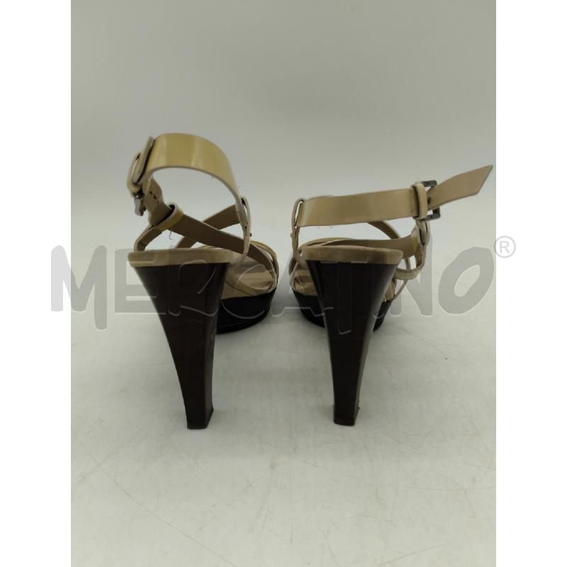 SCARPE D.38 TOD'S BEIGE NERO TACCO | Mercatino dell'Usato Sandigliano 3