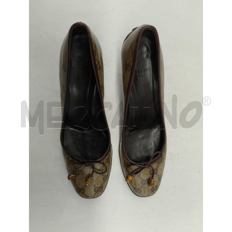 SCARPE D.40 DECOLLETE GUCCI BEIGE MARR | Mercatino dell'Usato Sandigliano 4