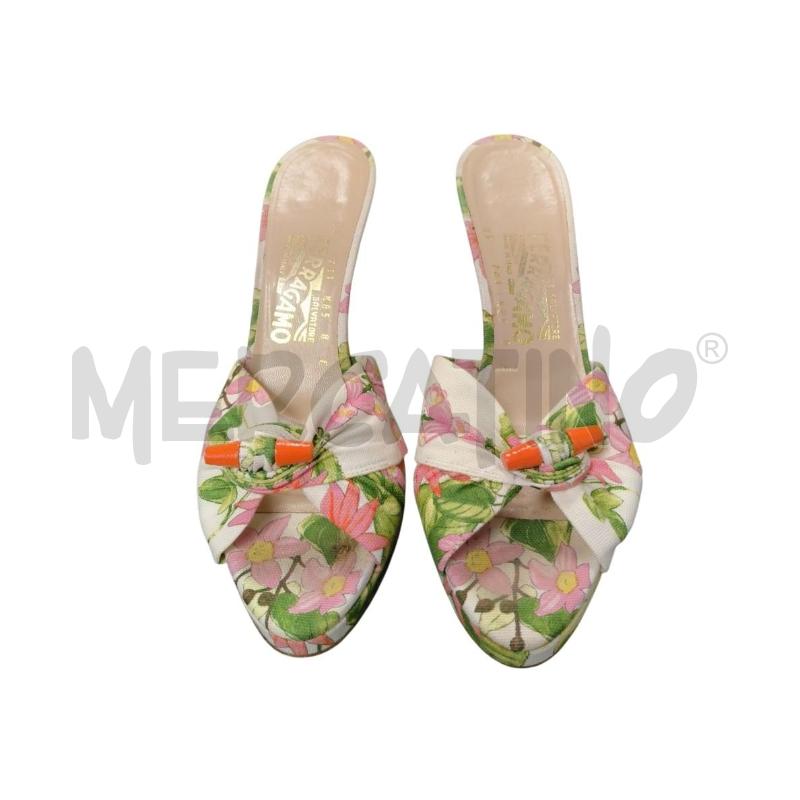 SCARPE D.40 FERRAGAMO FANT.FIORI ALTE | Mercatino dell'Usato Sandigliano 2