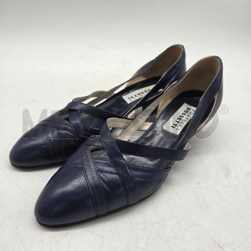 SCARPE D.FRATELLI ROSSETTI 38 BLU  | Mercatino dell'Usato Sandigliano 1