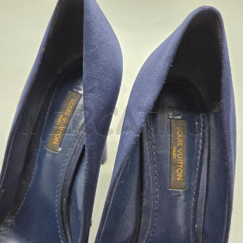 SCARPE D.LOUIS VITTON 39 BLU SATIN FIOCCO  | Mercatino dell'Usato Sandigliano 3