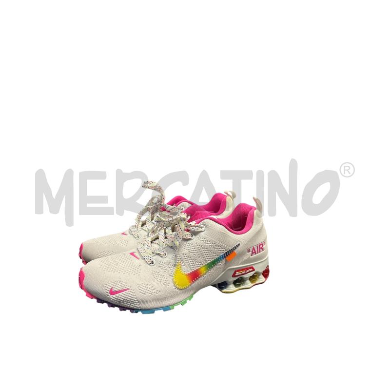 SCARPE D.NIKE 41 BIANCHE MULTICOLOR  | Mercatino dell'Usato Sandigliano 2