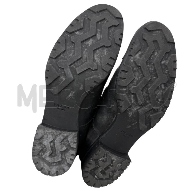 SCARPE U.40/41 PRADA MILANO NERO PELLE | Mercatino dell'Usato Sandigliano 5
